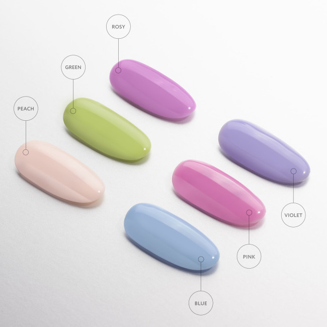 Color Rubber base gel, Pink, 8ml - Kodi Professional