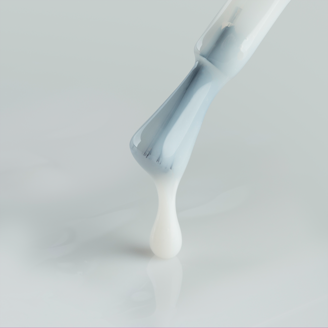 Color Rubber Base Gel, Pastel 01, 8ml - Kodi Professional