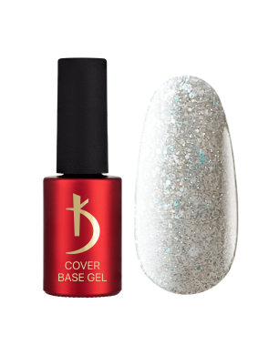 Reflective base coat for gel polish Crystal Drops 01, 7 ml