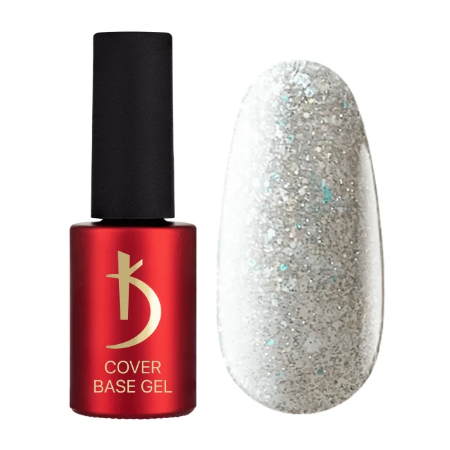 Reflective base coat for gel polish Crystal Drops 01, 7 ml Reflective base coat for gel polish Crystal Drops 01, 7 ml - Kodi Professional