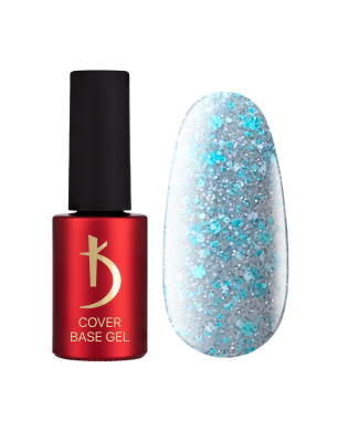 Reflective base coat for gel polish Crystal Drops 11, 7 ml