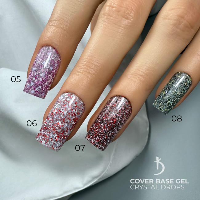 Светоотражающее базовое покрытие для гель-лака Crystal Drops 06, 7 мл - Kodi Professional