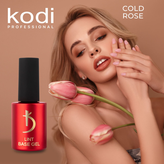 Lint base gel "Cold Rose", 15 мл - Kodi Professional