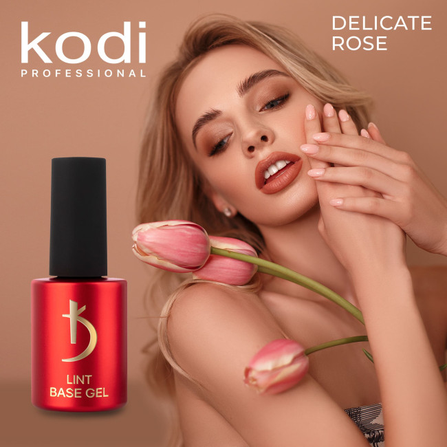 Lint base gel "Delicate Rose", 15мл. - Kodi Professional