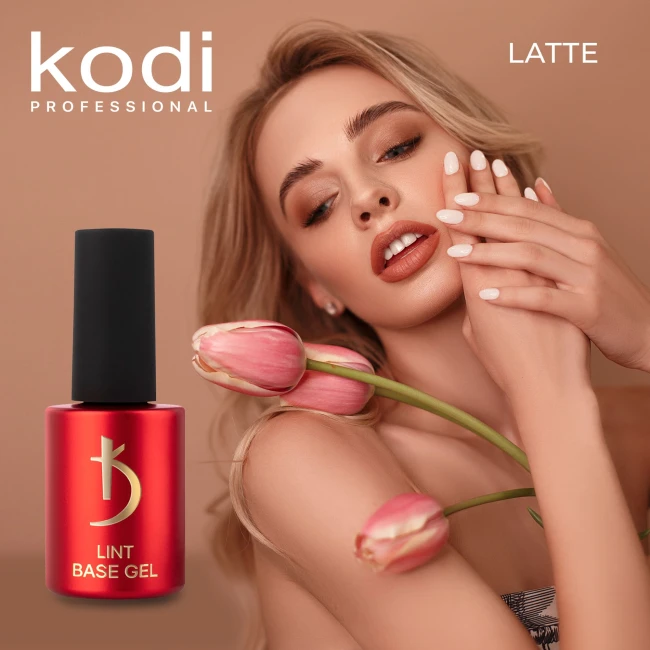 Lint base gel "Latte", 15 мл - Kodi Professional