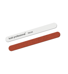 Nail File Straight White / Brown 180/240