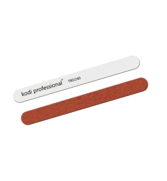 Nail File Straight White / Brown 180/240