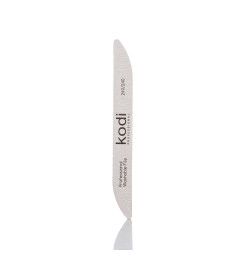 Boomerang-Shaped Nail File 240/240 grit, color: gray