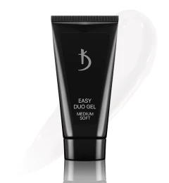 Easy Duo Gel Medium Soft Clear Professional Acrylic Gel System, 60 g