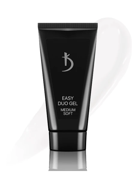 Easy Duo Gel Medium Soft Clear Professional Acrylic Gel System, 30 g