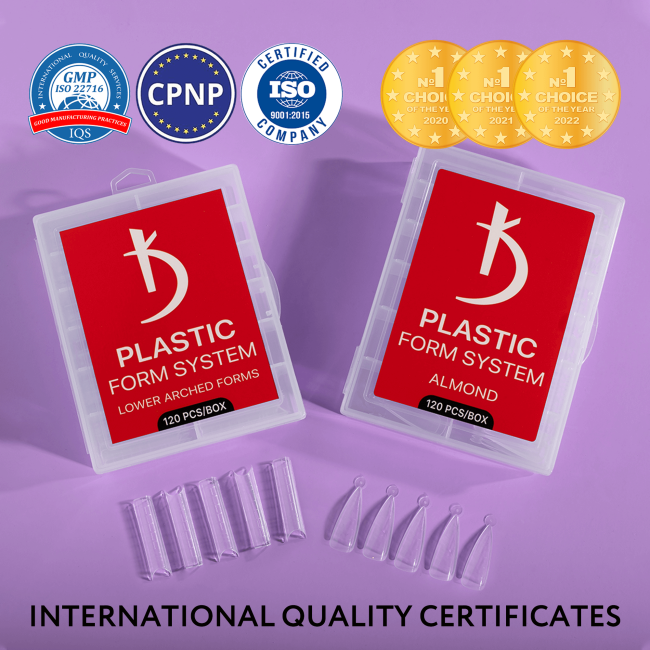 Top Forms for Nail Modeling Almond, 120 pcs / pack - Kodi Professional