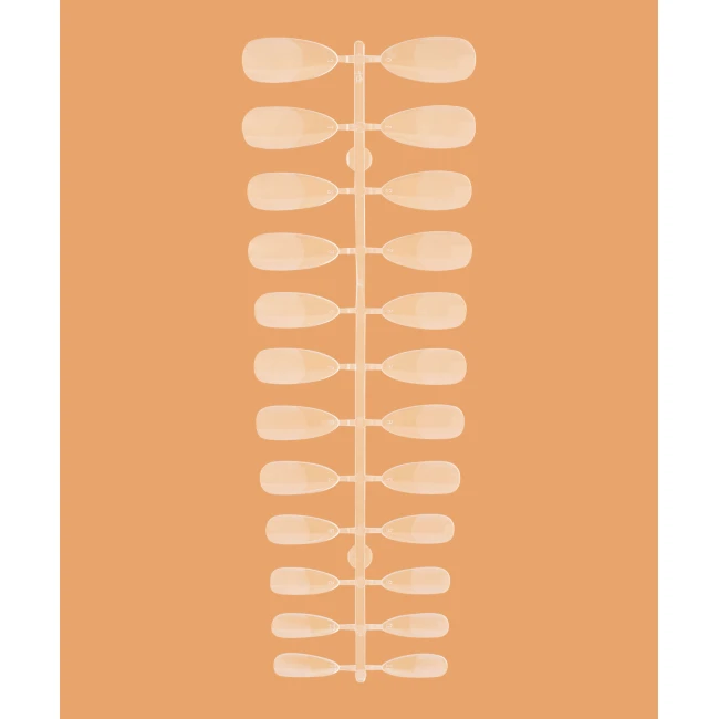 Gel Tips for Extensions MEDIUM ALMOND (240 pcs/pack) - Kodi Professional