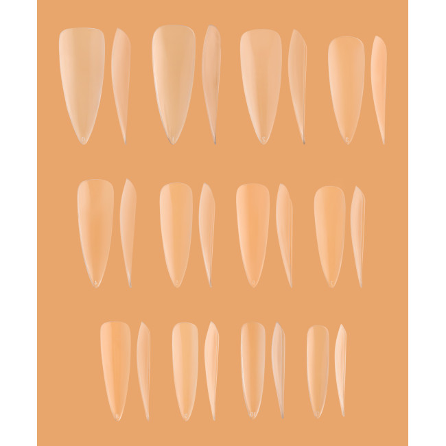 Пластиковые типсы для наращивания EXTRA LONG STILETTO (240 шт./уп) - Kodi Professional