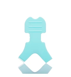 Soft V-shaped plastic applicator for fixing eyelashes