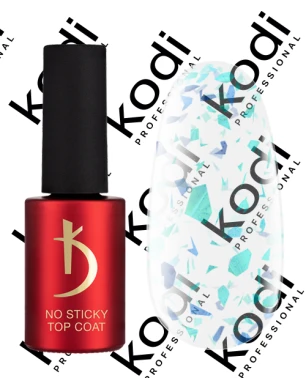 Top coating for gel polish without a sticky layer "Art" No. 07, 7 ml