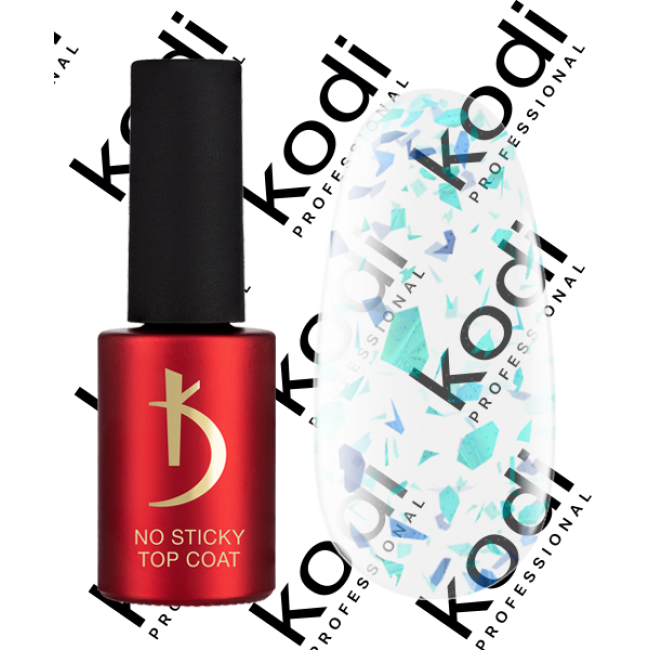 Top coating for gel polish without a sticky layer "Art" No. 07, 7 ml - Kodi Professional