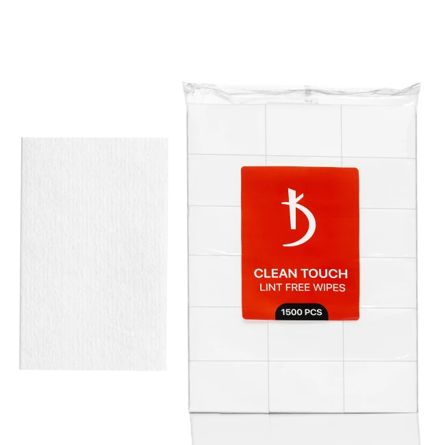 Сухие безворсовые салфетки Clean Touch Lint free Wipes (1500 шт./уп). - Kodi Professional