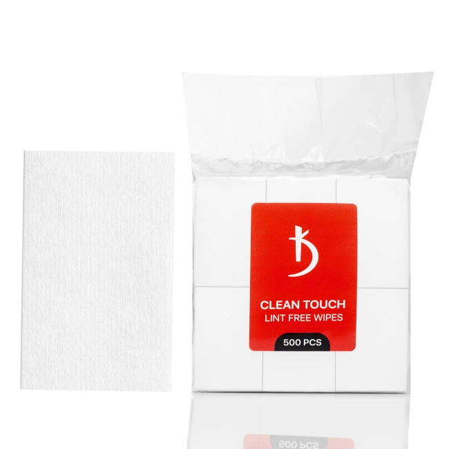 Сухие безворсовые салфетки Clean Touch Lint free Wipes (500 шт./уп). - Kodi Professional