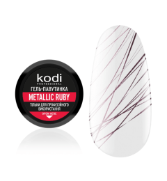 Spider gel for nails Kodi Professional Metallic Ruby, 4 ml