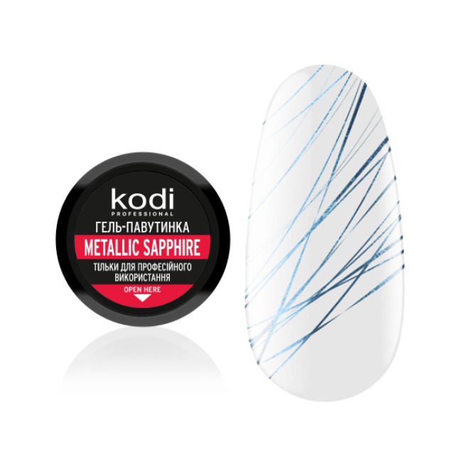 Spider gel for nails Kodi Professional Metallic Sapphire, 4 ml - Kodi Professional