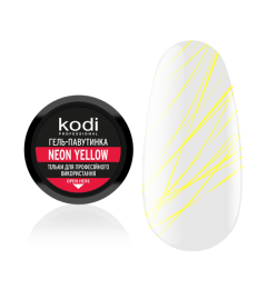 Spider gel for nails Kodi Professional Neon Yellow, 4 ml 