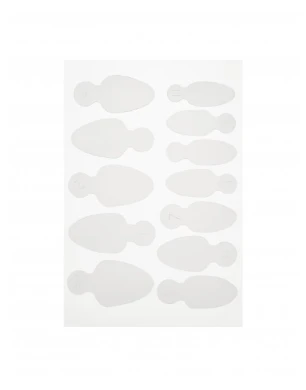 Mold Long Oval - Stencils for French manicure on top molds  (12 pcs/set)