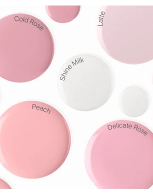 Lint base gel "Shine Milk", 15 ml