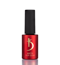 Матовое верхнее покрытие топ/финиш для гель-лака с мерцанием, 7 мл - Matte Top Coat Glitter Kodi professional 