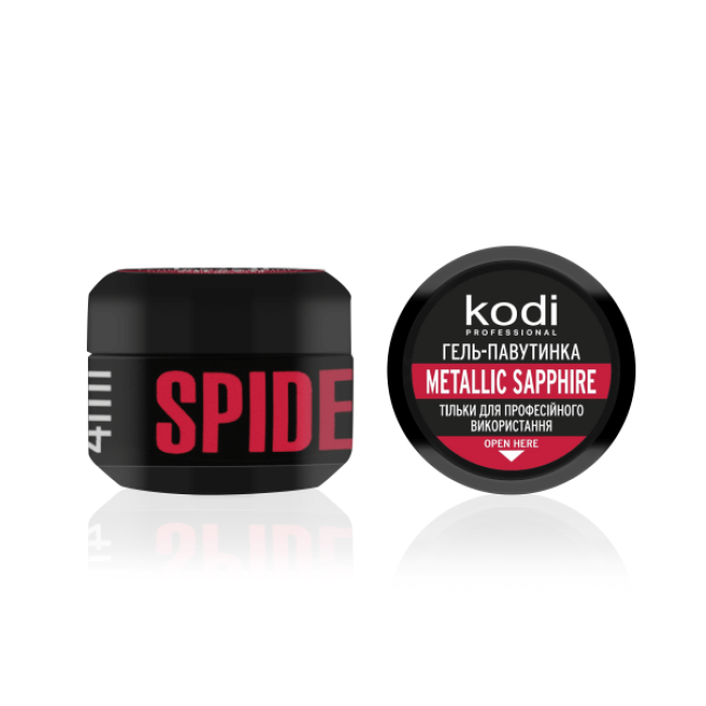 Spider gel for nails Kodi Professional Metallic Sapphire, 4 ml - Kodi Professional