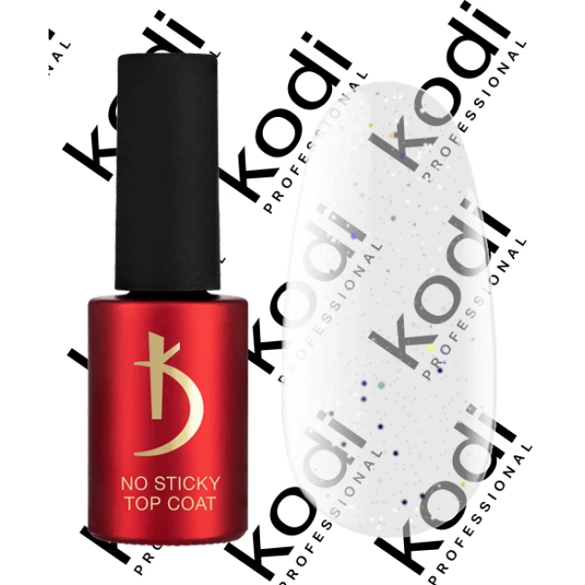 Верхнее покрытие для гель-лака без дисперсионного слоя, 7 мл - ART 12, No Sticky Top Coat Kodi professional - Kodi Professional