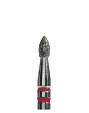 Diamond drop shaped drill bit, diameter 2.1 mm, soft abrasive, P368f021