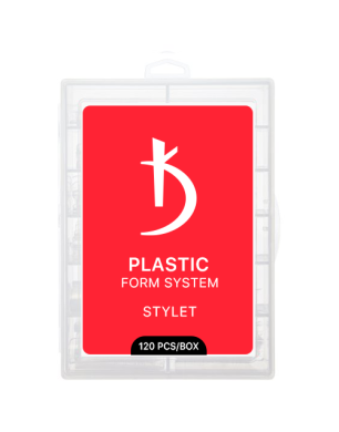 Reusable plastic forms for nail extension Stylet, 120 pcs./set