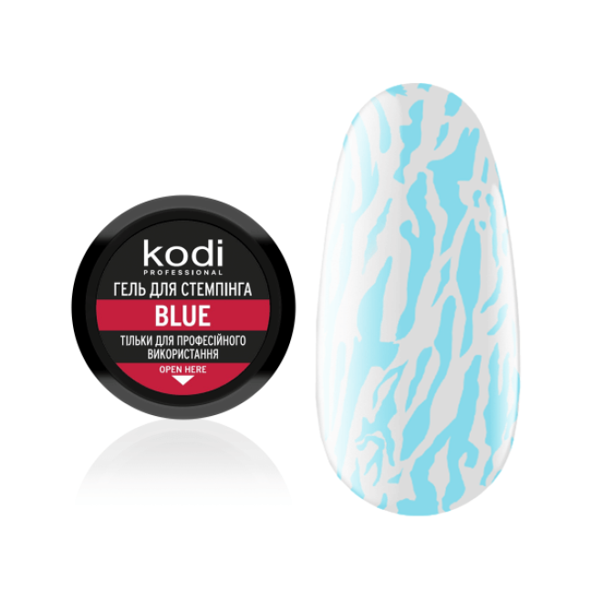 Stamping Gel Blue, 4 ml - Kodi Professional