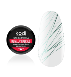 Spider gel for nails Kodi Professional Metallic Emerald, 4 ml