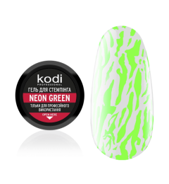 Гель для стемпинга Stamping Gel Neon Green, 4 мл