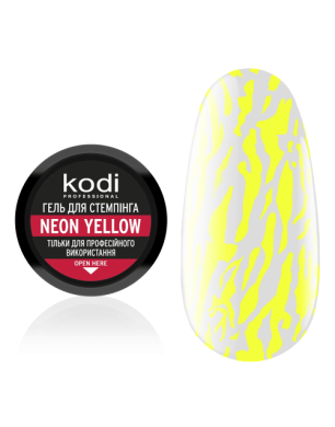 Stamping Gel Neon Yellow, 4 ml