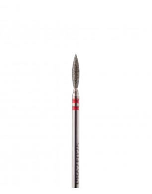 Flame-shaped diamond drill bit, soft abrasive (d = 2.5 mm) P862f025