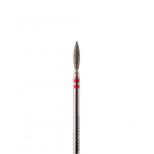 Flame-shaped diamond drill bit, soft abrasive (d = 2.5 mm) P862f025 - Kodi Professional