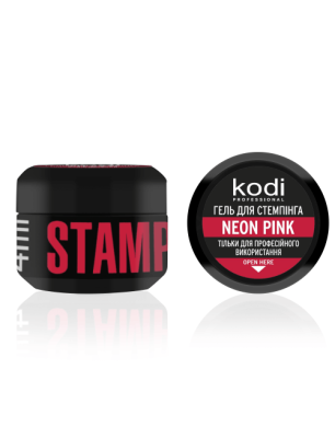 Stamping Gel Neon Pink, 4 ml