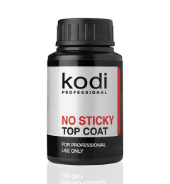 Верхнее покрытие для гель-лака без дисперсионного слоя, 30 мл - No Sticky Top Coat Kodi professional 