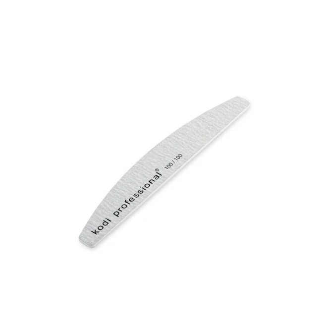 Nail File Half Gray 100/100 Nail File Half Gray 100/100 - Kodi Professional