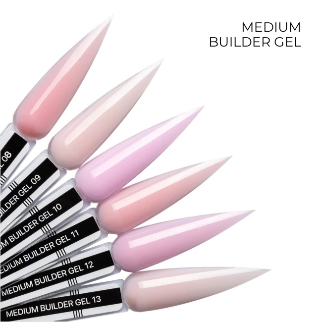 Medium Builder Gel 08, 30 g (shade: Warm Pink) - Kodi Professional