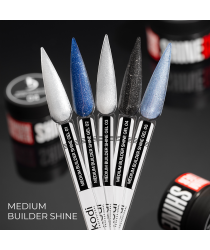 Моделирующий гель Medium builder shine gel 01, 30 г