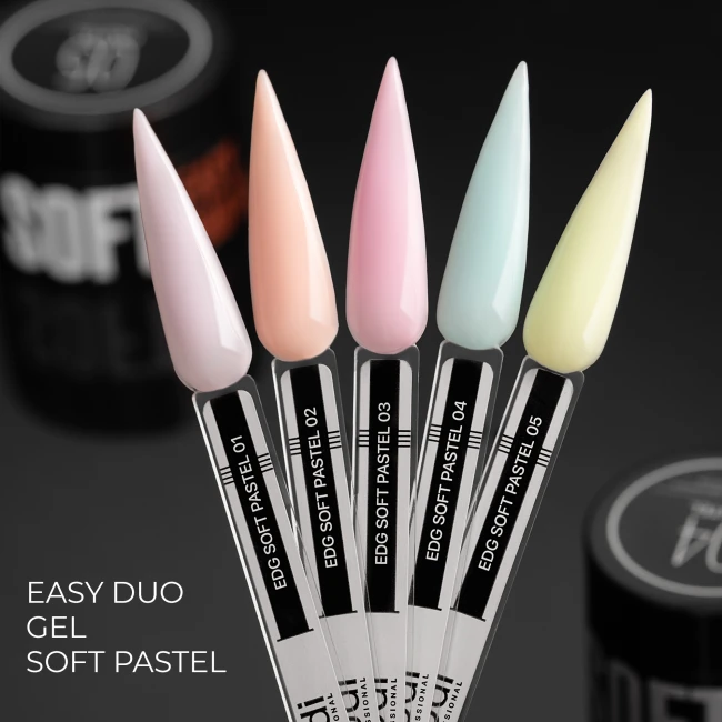 Easy Duo Gel Soft "Pastel" 03 (Acrylic-Gel), 35 g - Kodi Professional