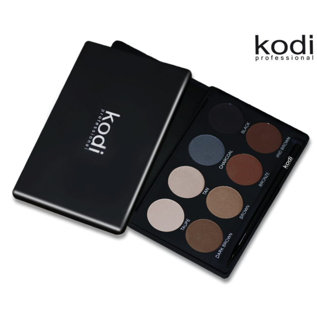 Eyebrow Kit Kodi Professional Make-up (Set of Shadows for Eyebrow Modeling) - Kodi Professional