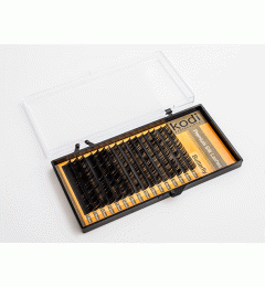 Dark-brown eyelashes С 0,15 (12,13 mm.), Packaging Butterfly