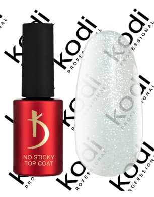 Top coat for gel polish No Sticky Sparkle, 7 ml