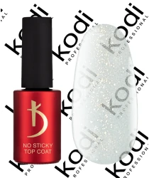 Верхнее покрытие для гель-лака без липкого слоя Sparkle Gold (No Sticky Top coat Sparkle Gold), 7 мл