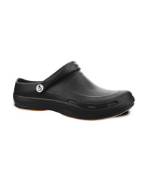 Clogs "FIT CLOG" with a Changeable Inner Sole, Color: Black (Size: 41)