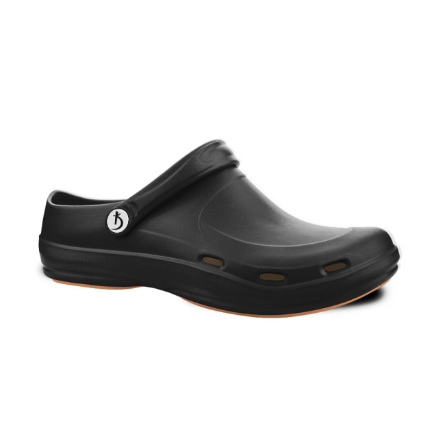 Clogs "FIT CLOG" with a Changeable Inner Sole, Color: Black (Size: 42) - Kodi Professional